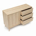 Vienne Oak Wood Effect 1 Door and 3 Drawer Sideboard