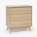 Vienne Oak Wood Effect 3 Drawer Chest of Drawers