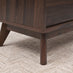 Vienne Walnut Wood Effect 3 Drawer Chest of Drawers