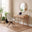 Vienne Oak Effect Wood 2 Drawer Desk