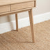 Vienne Oak Effect Wood 2 Drawer Desk
