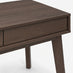 Vienne Walnut Effect Wood 2 Drawer Desk