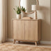 Vienne Oak Wood Effect 2 Door Sideboard