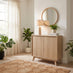 Vienne Oak Wood Effect 2 Door Sideboard