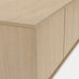 Vienne Oak Wood Effect 3 Door Storage TV Stand