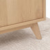 Vienne Oak Wood Effect 3 Door Storage TV Stand