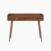 Vinson Rectangle Walnut Wood 2 Drawer Console Table