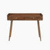Vinson Rectangle Walnut Wood 2 Drawer Console Table