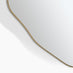Vita Gold Metal Small 60x60cm Pebble Shape Wall Mirror