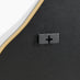 Vita Gold Metal Small 60x60cm Pebble Shape Wall Mirror