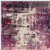 Viva Distressed Magenta & Cream Rug 120x170