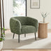 Veda Green Fabric Accent Tub Chair