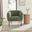 Veda Green Fabric Accent Tub Chair
