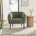 Veda Green Fabric Accent Tub Chair