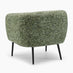 Veda Green Fabric Accent Tub Chair