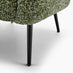 Veda Green Fabric Accent Tub Chair