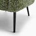 Veda Green Fabric Accent Tub Chair