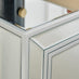 Venetian 3 Drawer Mirrored Bedside Table