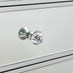 Venetian 3 Drawer Mirrored Bedside Table