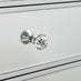 Venetian 3 Drawer Mirrored Bedside Table