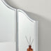Venetian Vintage Style Silver Tri-Fold Vanity Mirror