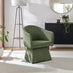 Vera Green Fabric Accent Chair