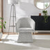 Vera Grey Fabric Accent Chair