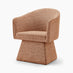 Vera Orange Fabric Accent Chair