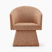 Vera Orange Fabric Accent Chair