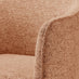Vera Orange Fabric Accent Chair