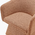 Vera Orange Fabric Accent Chair
