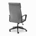 Vesper Dark Grey Linen Fabric Swivel Office Chair
