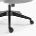 Vesper Dark Grey Linen Fabric Swivel Office Chair