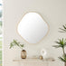 Vita Gold Irregular Pebble Wall Mirror