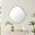Vita Black Irregular Pebble Wall Mirror