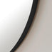 Vita Black Irregular Pebble Wall Mirror
