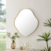 Vita Gold Irregular Pebble Wall Mirror
