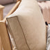 Vitur Wood & Cream 4 Seat Garden Sofa & Chairs Set