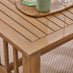 Vitur Wood & Cream 4 Seat Garden Sofa & Chairs Set