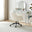 Vivienne Cream Boucle Swivel Office Chair