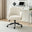 Vivienne Cream Boucle Swivel Office Chair