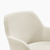 Vivienne Cream Boucle Swivel Office Chair