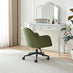 Vivienne Olive Green Velvet Swivel Office Chair