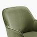 Vivienne Olive Green Velvet Swivel Office Chair