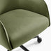 Vivienne Olive Green Velvet Swivel Office Chair