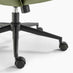 Vivienne Olive Green Velvet Swivel Office Chair