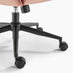 Vivienne Pink Velvet Swivel Office Chair