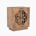 Wharton Square Walnut Wood 2 Door Decorative Sideboard