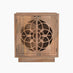 Wharton Square Walnut Wood 2 Door Decorative Sideboard