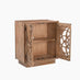 Wharton Square Walnut Wood 2 Door Decorative Sideboard